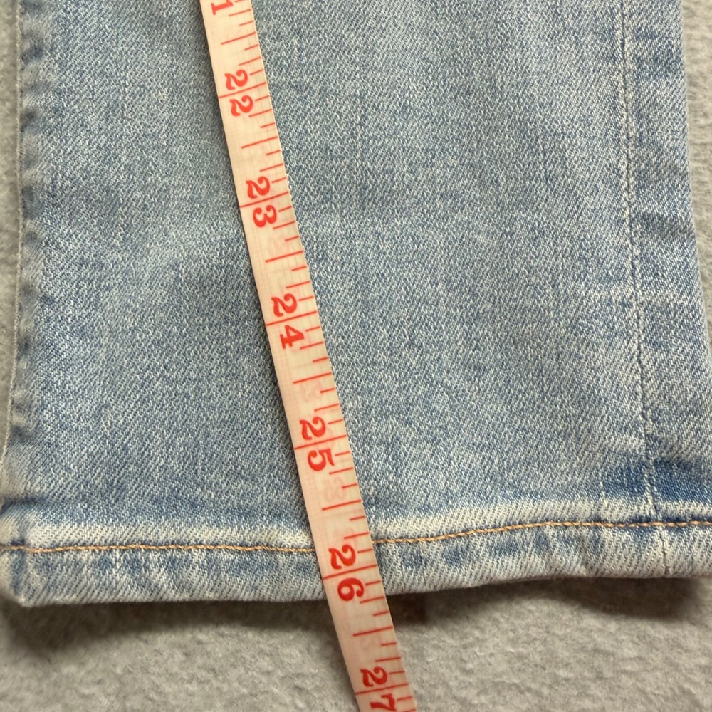 Citizens of Humanity Ella High Rise Straight Leg Jeans‎ Light Wash 24 Distressed - Picture 6 of 11
